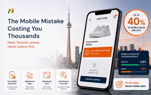Stop the Bleeding: Why Your Toronto E-com Store is Losing 40% of Mobile Sales (and How to Fix It)