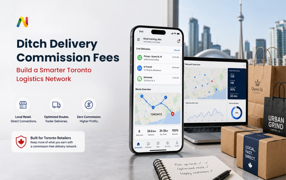 On-Demand Logistics Apps in Toronto: Building Commission-Free Delivery Architectures for Local Retail Networks