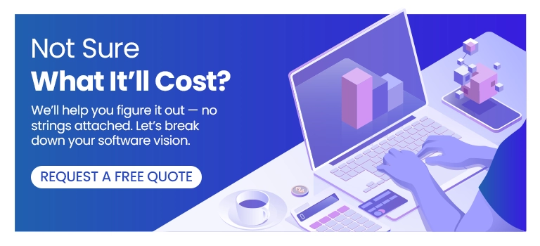 2025 Software Development Costs Comparison infographic